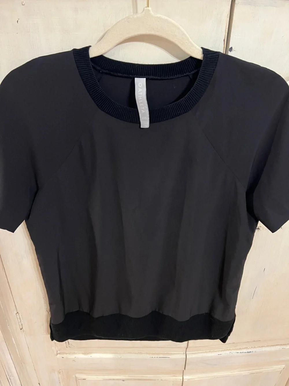 Athleta Black Short Sleeve Performance Top | XXS - Picture 5 of 13